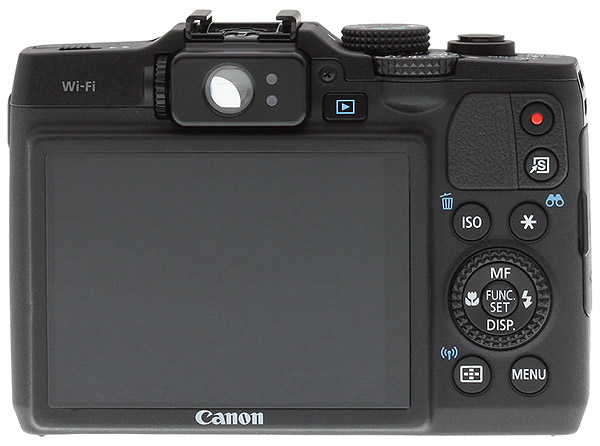 Canon G16 Review -- back view