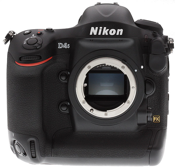 Nikon D4S Review -- Front view without lens