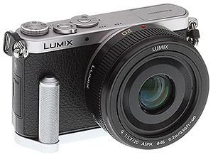 Panasonic GM1 Review -- GM1 with grip